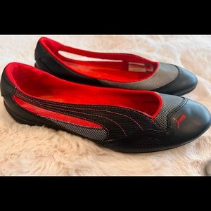 PUMA FERRARI SLIP-ON FLAT SANDAL SNEAKERS. Size 7.5